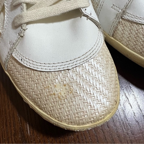 ENERGIE mens leather sneakers in size 11 white cream high tops Never Worn - Picture 9 of 11